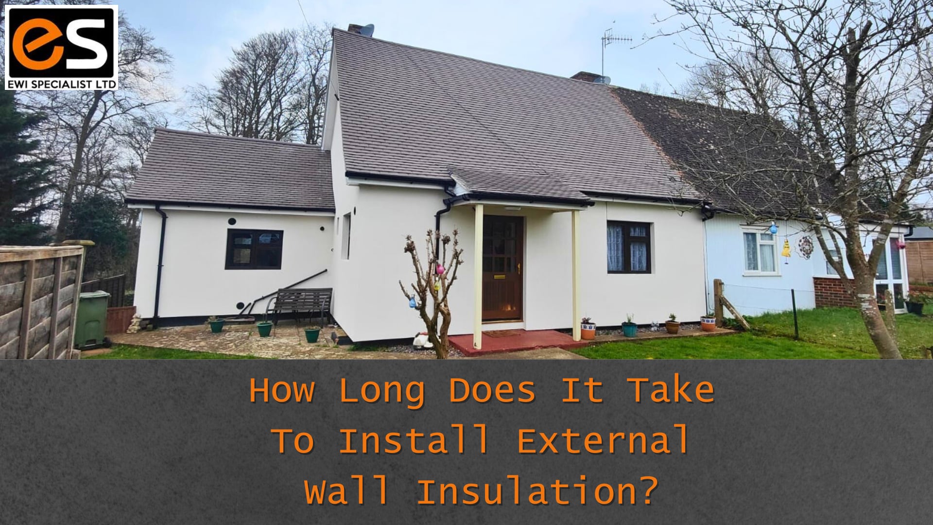 How long does it take to install external wall insulation?