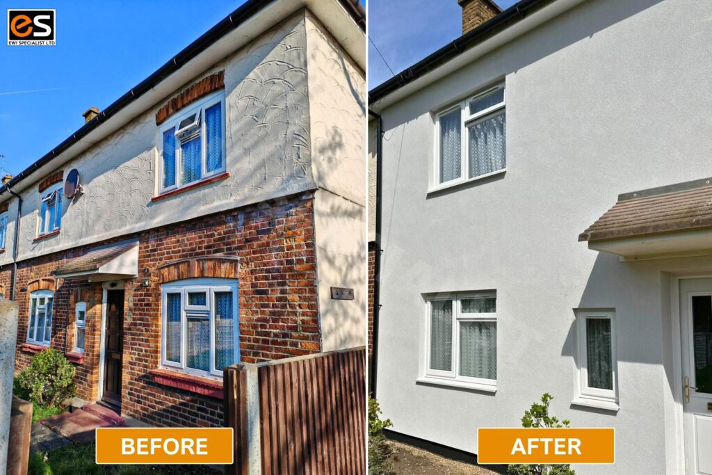 The Role Of U‑Values In Uk Home Renovations | Ewi Specialists Ltd External Wall Insulation in Sidcup Before After | External Wall Insulation & Rendering by External Wall Rendering Specialists | EWI Specialists