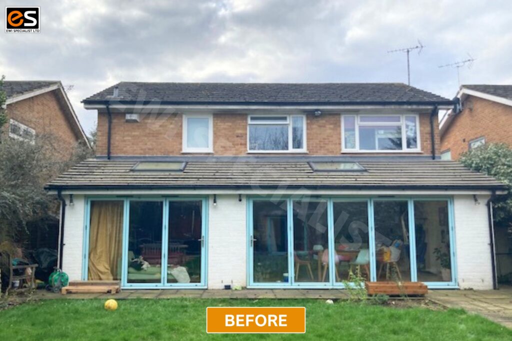 EWI Project London BEFORE | External Wall Insulation & Rendering by External Wall Rendering Specialists | EWI Specialists