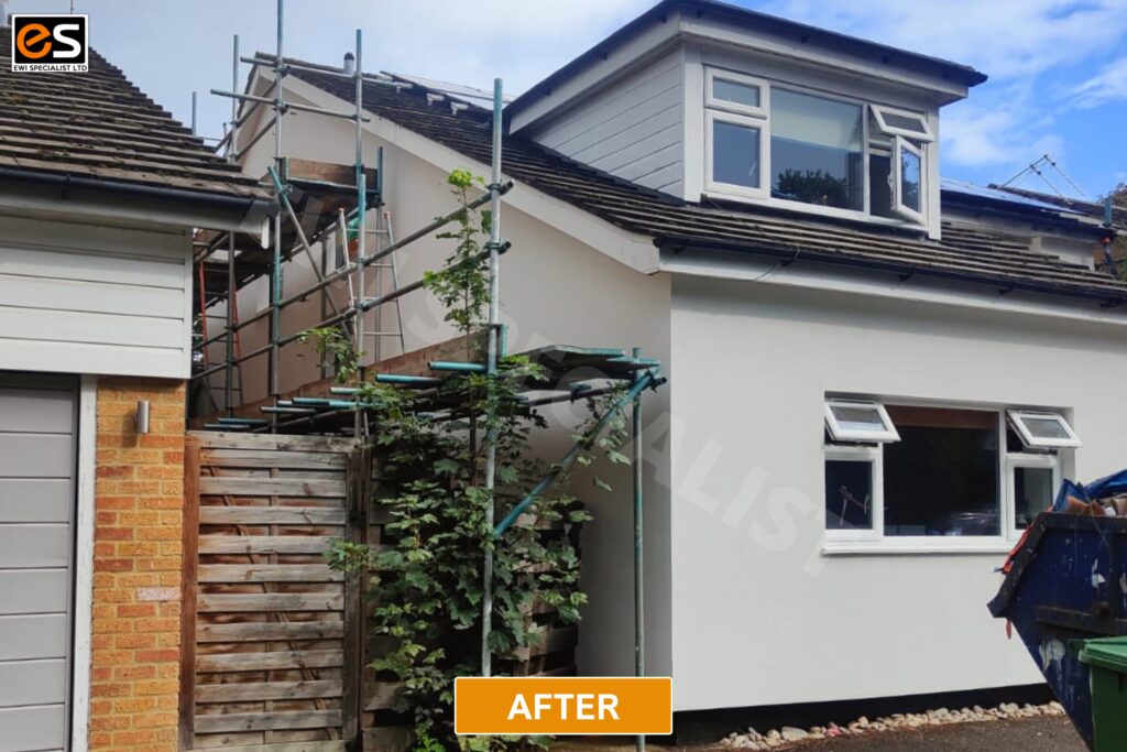 EWI Project in London After Installation | External Wall Insulation & Rendering by External Wall Rendering Specialists | EWI Specialists