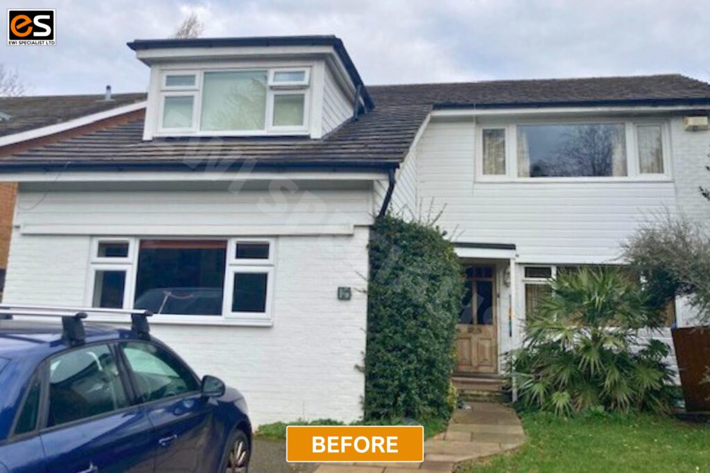 EWI Project in London BEFORE INSTALLATION | External Wall Insulation & Rendering by External Wall Rendering Specialists | EWI Specialists