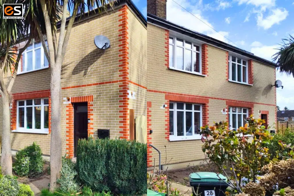 External Wall Insulation Brick Render in Edmonton 1 | External Wall Insulation & Rendering by External Wall Rendering Specialists | EWI Specialists