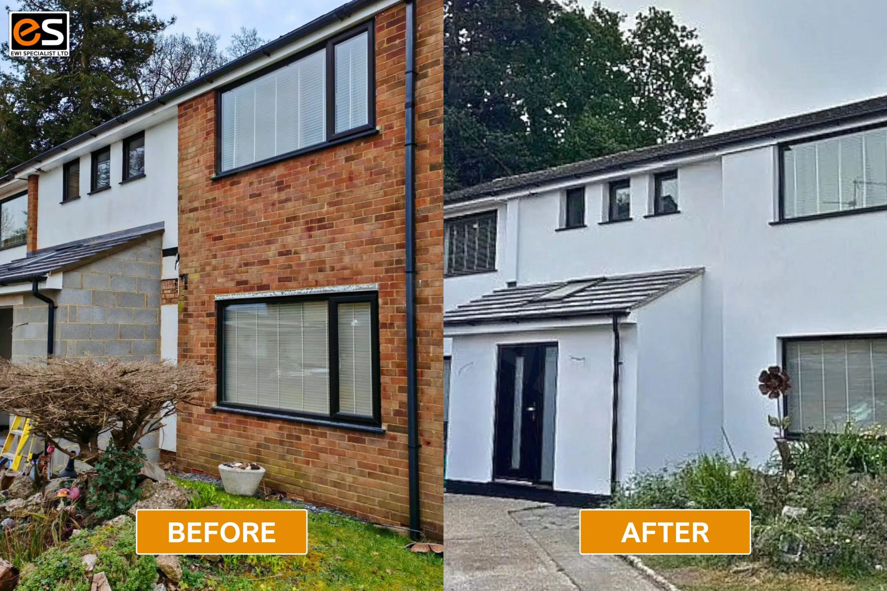 external wall insulation in potters bar