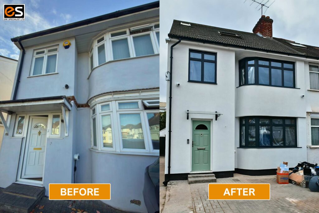 External Wall Insulaton in Edgware 2 | External Wall Insulation & Rendering by External Wall Rendering Specialists | EWI Specialists